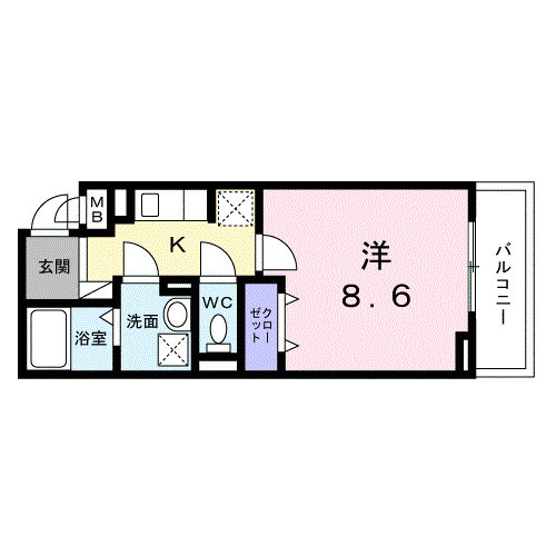 ヒカルサ京都大宮中林ウエストの間取り