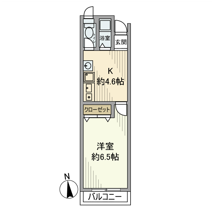 カーサ芙蓉の間取り