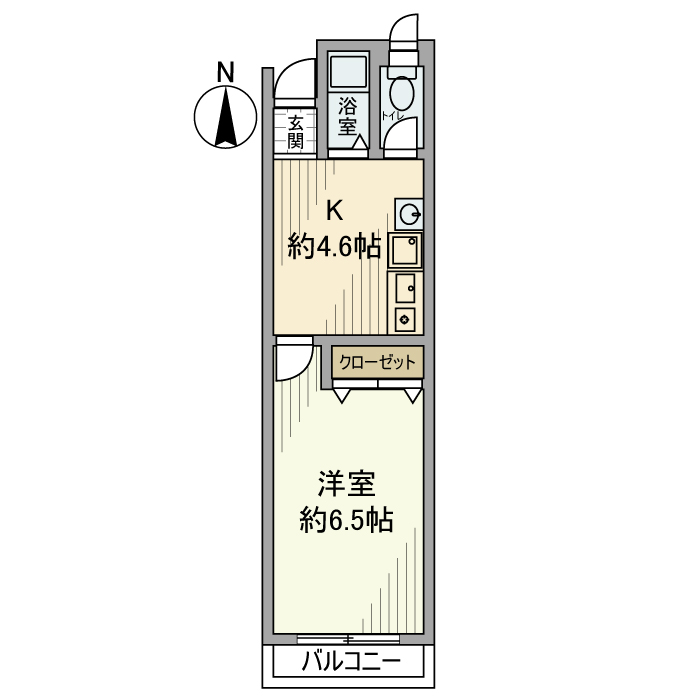 カーサ芙蓉の間取り