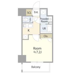 エスリード大須デュオの間取り