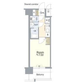 エスリード鶴舞シエスタの間取り