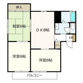 ピーチピットAの間取り