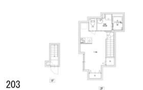 ソルナクレイシア下北沢の間取り