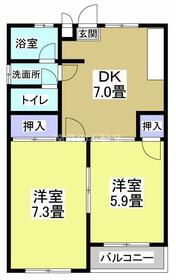 サンハイツ58の間取り