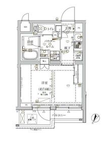 クレイシア新宿ノースの間取り
