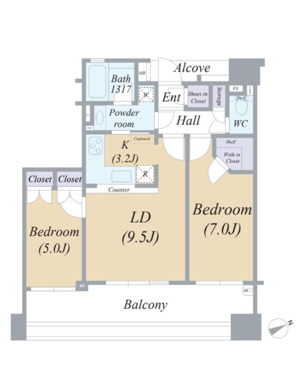 クレアトール亀戸の間取り