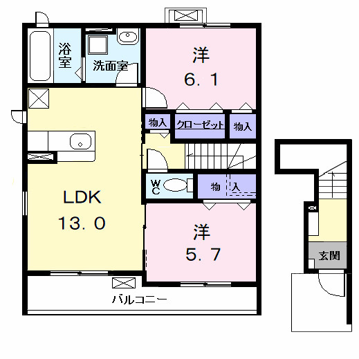 Le reve(ルレーブ)の間取り