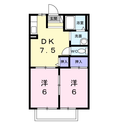 ノーブルアオキの間取り