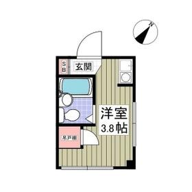 コートＭ＆Ａ　Ｐａｒｔ６・303号室の間取り