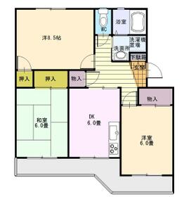 YKハイム北安東の間取り