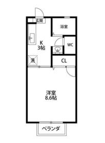 向平ハイツの間取り