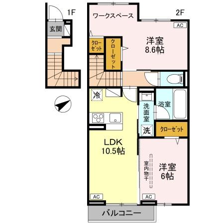 2/6 間取