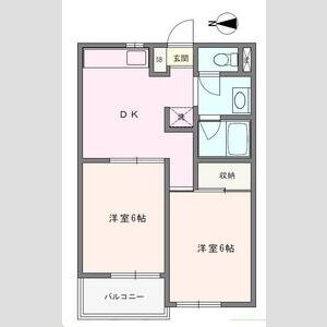 エルベール新町Ⅰ号館の間取り