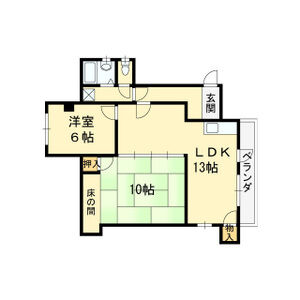 岡町リバクロスレジデンスの間取り