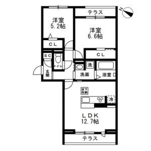 フルール(川口市戸塚3丁目新築)の間取り