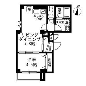 アベニール柏木の間取り