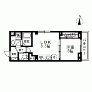 カーサ法恩寺橋の間取り