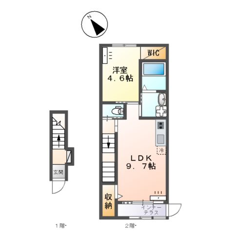 ラルーナBの間取り