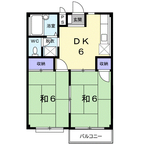 シティハイツ鳥谷の間取り