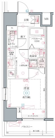 クレヴィスタ名駅南の間取り