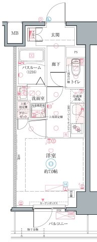 クレヴィスタ名駅南の間取り