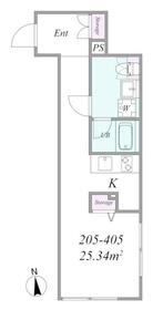 PREAS西大井の間取り