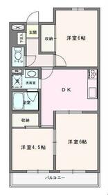 エルベール新町Ⅰ号館の間取り