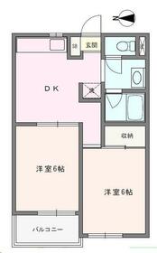 エルベール新町Ⅰ号館の間取り