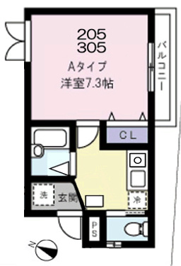 グランシャレー金町の間取り