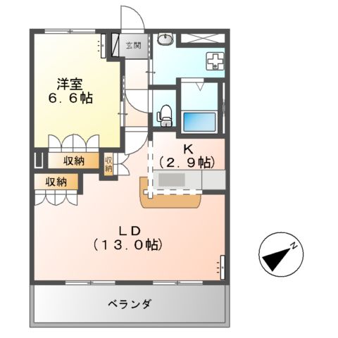 カームプレイス(CALM PLACE)の間取り