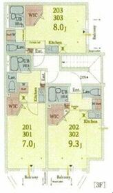 ルネコート瑞江の間取り