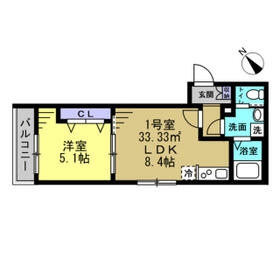 エスポワール南柏の間取り