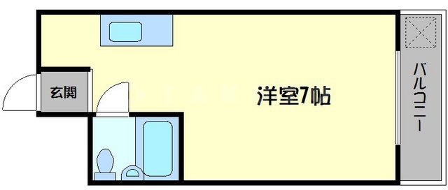 ハイツ長柄の間取り