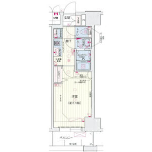 プレサンス久屋大通公園セラフィの間取り