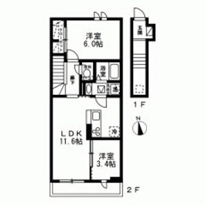 ロイジェント梅丘の間取り