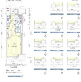 プレサンス新栄町ギャラントの間取り