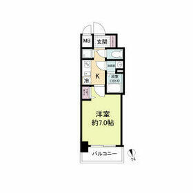 ディームス江坂の間取り