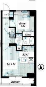 メインステージ菊川の間取り