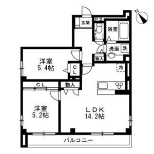 (仮称)江東区古石場1丁目新築の間取り