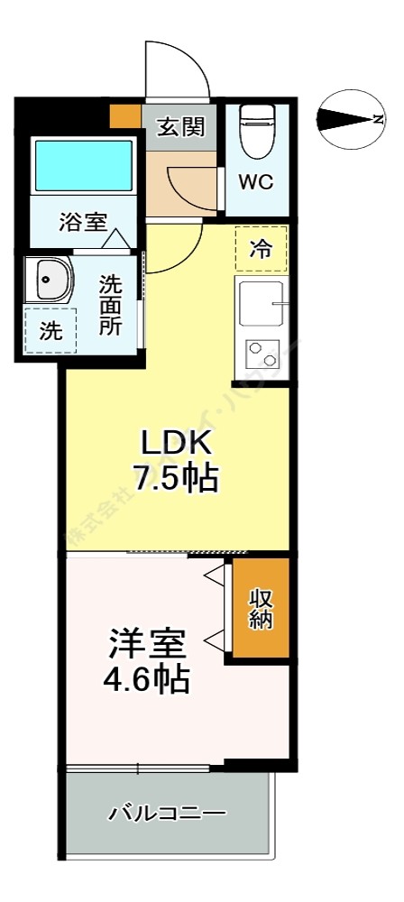 Milestone Sasazukaの間取り