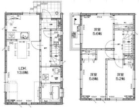 グランソフィア狭山富士見Ⅰ A号棟の間取り