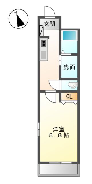 サンライト杏の間取り