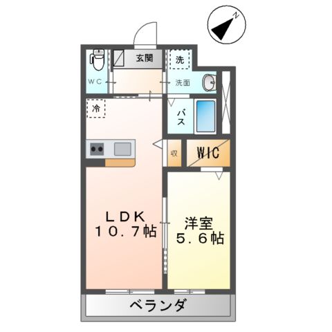仮)前原北2丁目新築賃貸アパートの間取り