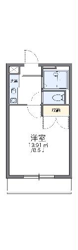 レオパレスMilky Wayの間取り