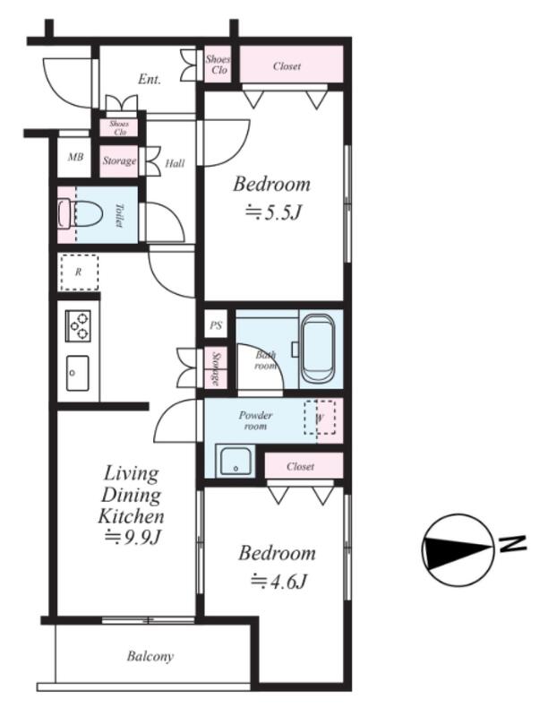 GENOVIA東向島skygardenの間取り