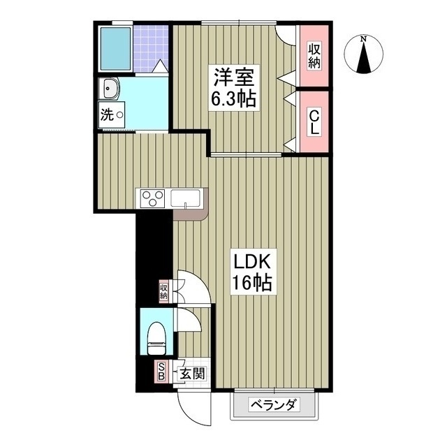 サンモリッツ・ワンの間取り