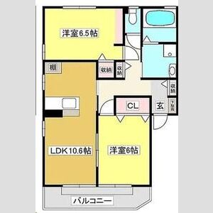 ローズコートルピナスの間取り