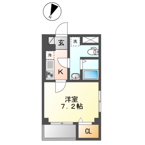 サン・グレース半田の間取り