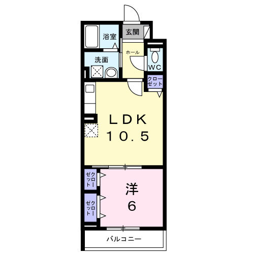 神崎町アパート(028236601)の間取り