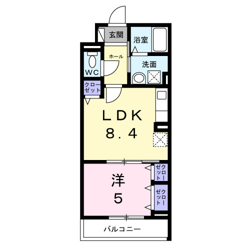 神崎町アパート(028236601)の間取り
